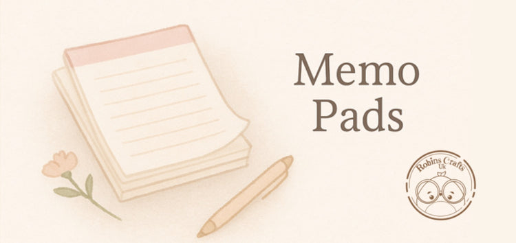 Memo pads- Hand-Illustrated Stationery | Robins Crafts UK