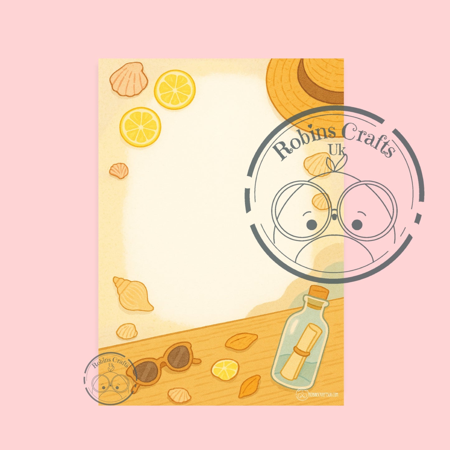 Summer vibes note pad