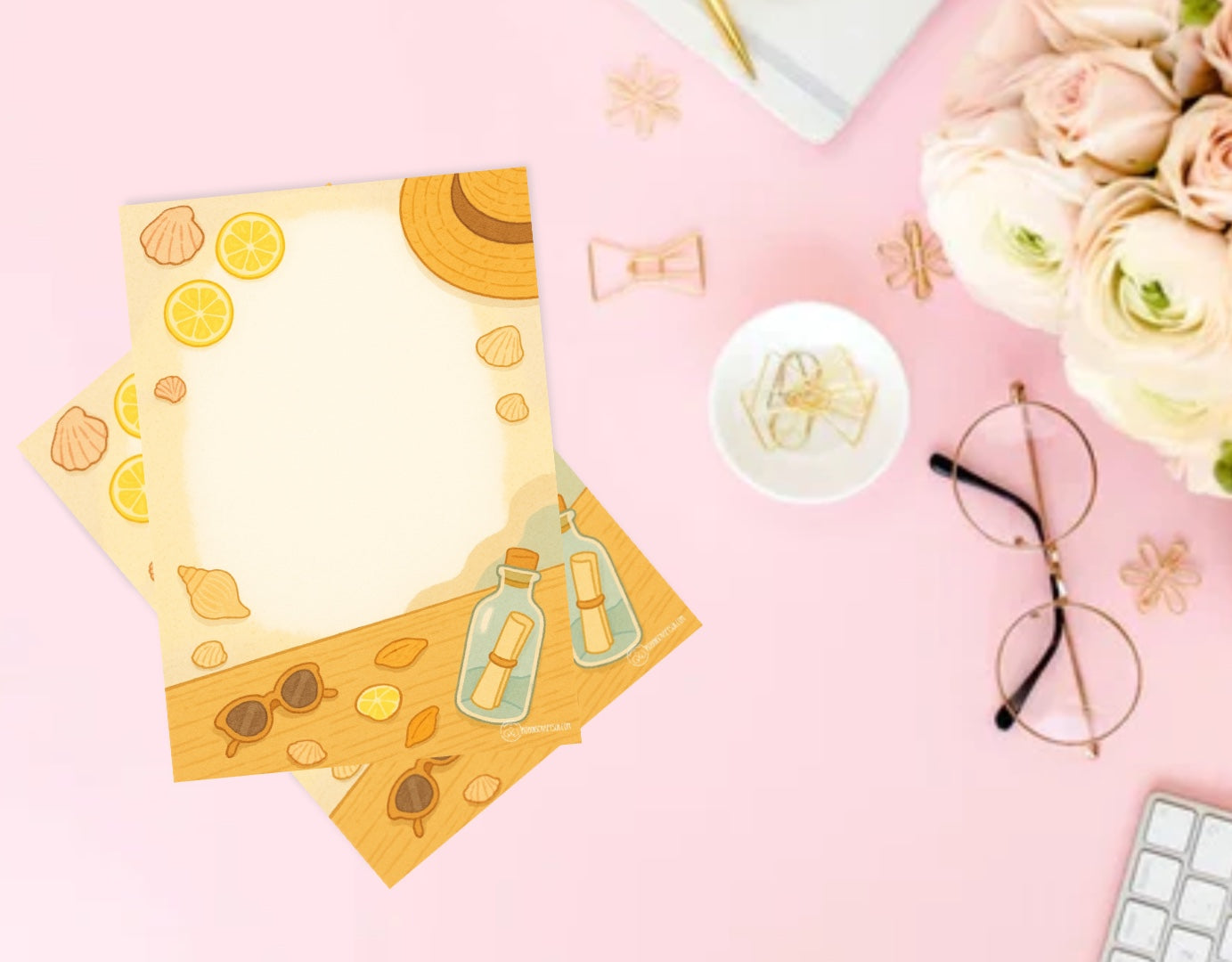 Summer vibes note pad