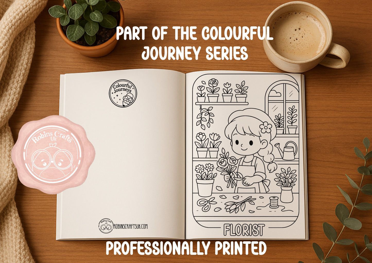 Cute at Work original Work-themed pages-Whimsical Cute style (Colourful journeys edition)