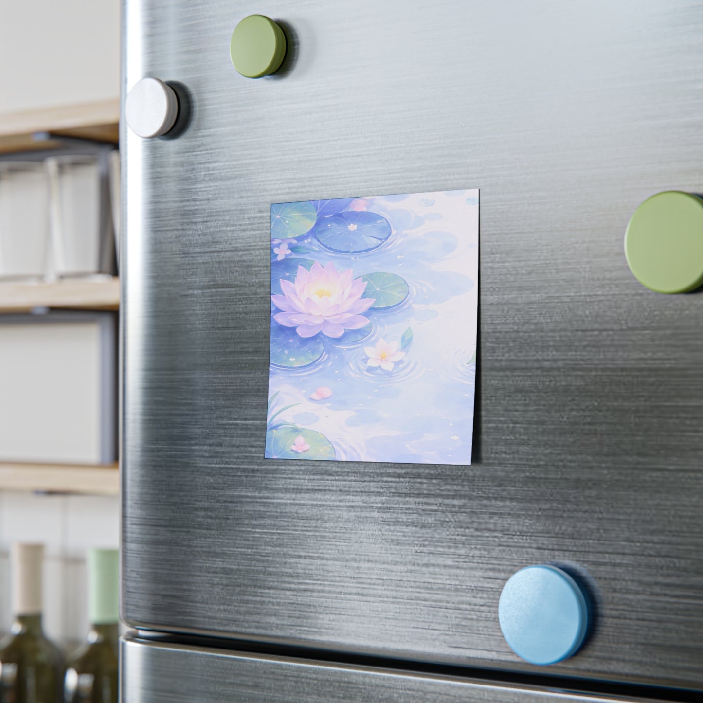 Watercolor Lotus Post-it Note Pads — Serene Lily Pad Sticky Notes for Office & Journaling