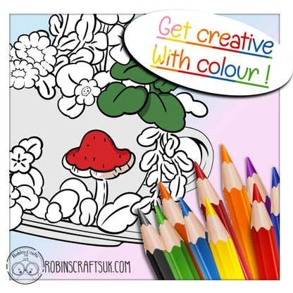 Quaint retreat : colouring book