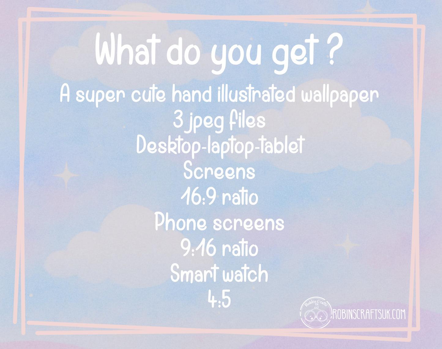 Winter village wallpaper – illustrated Digital Wallpaper Download | Art wallpaper