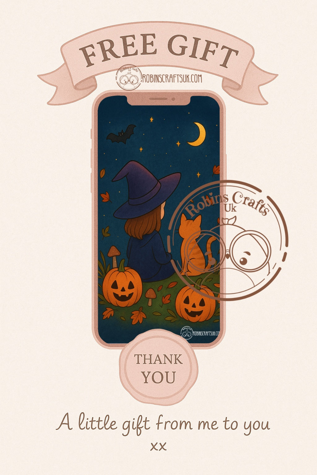 Witchy wonder wallpaper  17-10-25 freebie Friday
