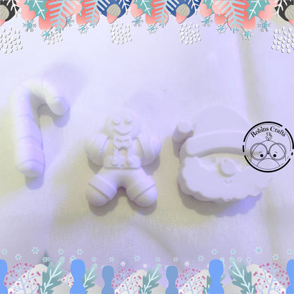 Paint your own winter kit, Paint your own Halloween mini figure craft kit - Handmad