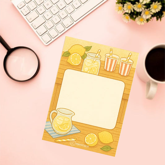 Lemonade stand note pad