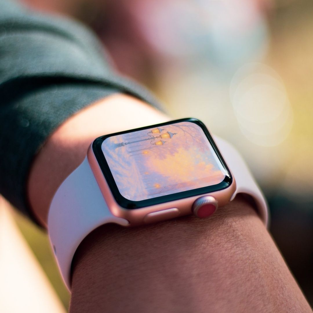 Winter Wall wallpaper – illustrated Digital Wallpaper Download | Art wallpaper