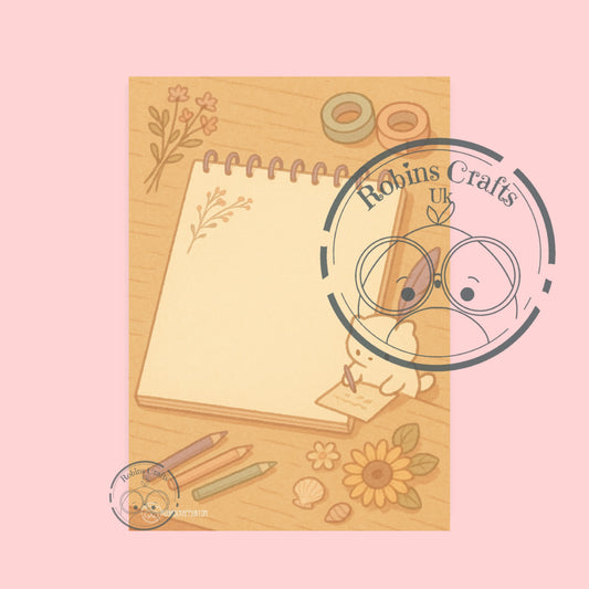 Summer evening note pad