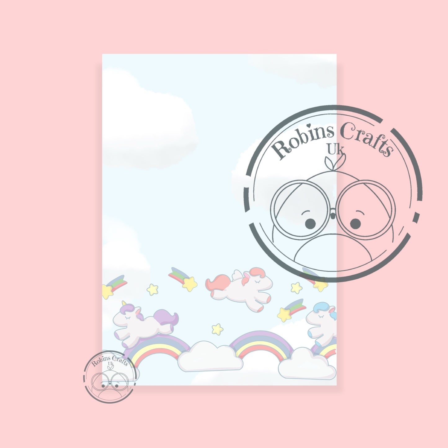 Unicorn bliss note pad