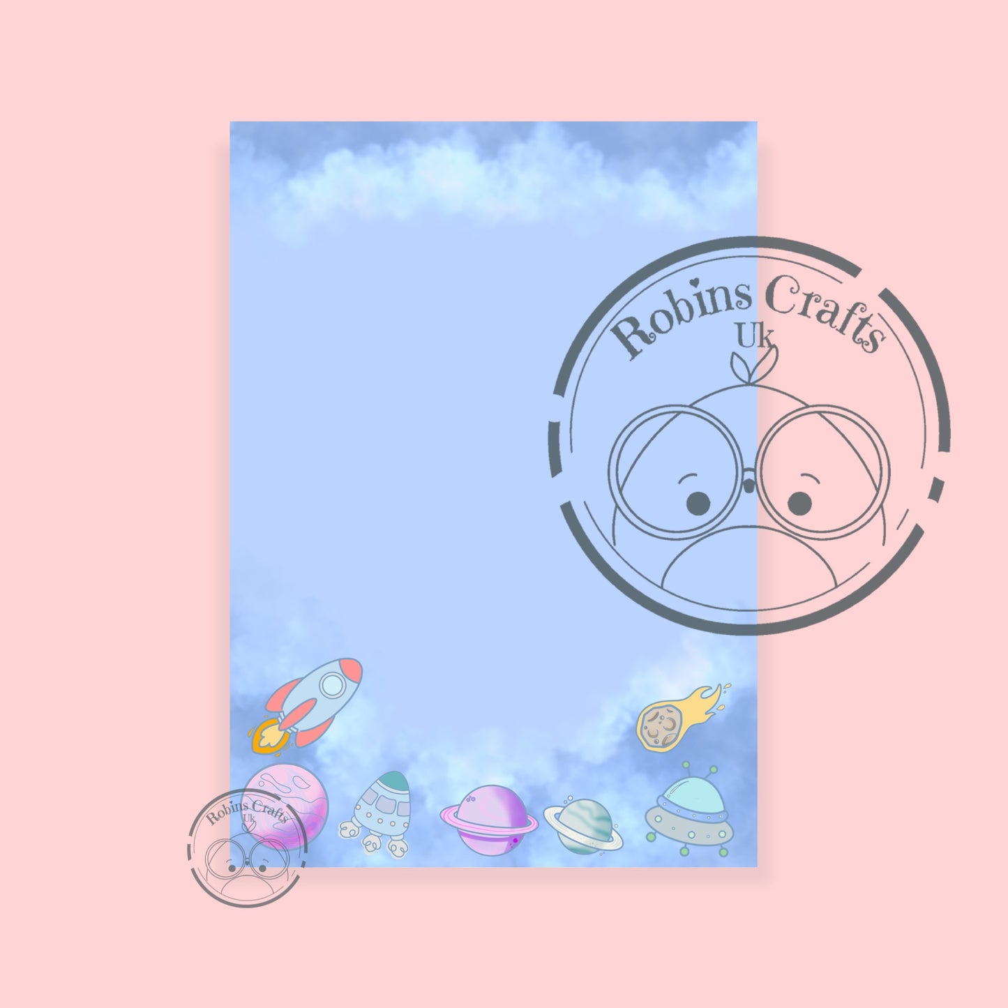 Kawaii space note pad