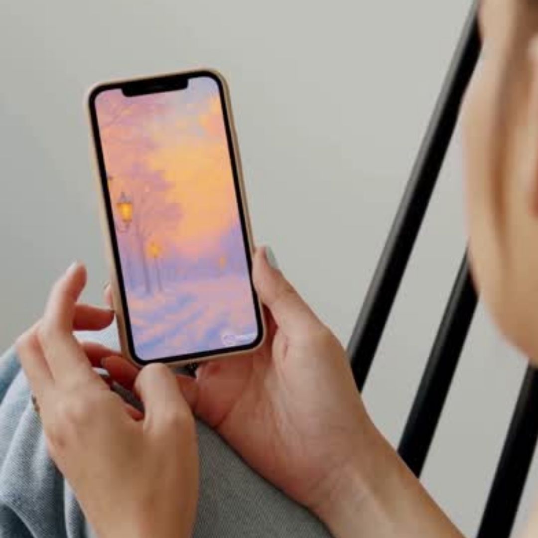 Winter Wall wallpaper – illustrated Digital Wallpaper Download | Art wallpaper