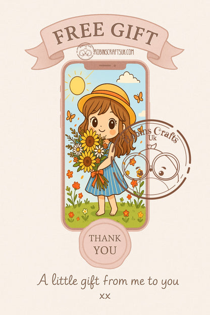 Flower girl-freebie Friday-22-08-26-Free phone wallpaper
