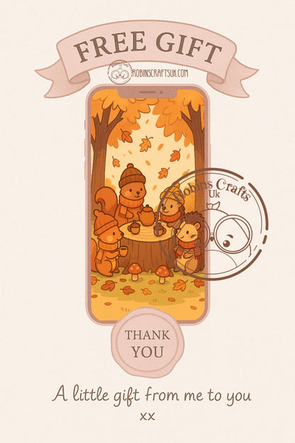 Woodland picnic wallpaper  26-09-25 freebie Friday