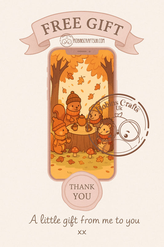 Woodland picnic wallpaper  26-09-25 freebie Friday