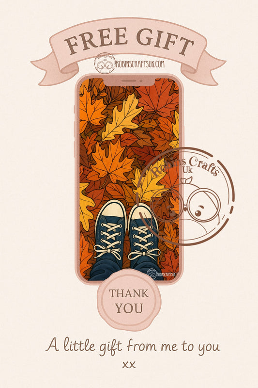 Crunchy leaves wallpaper  03-10-25 freebie Friday