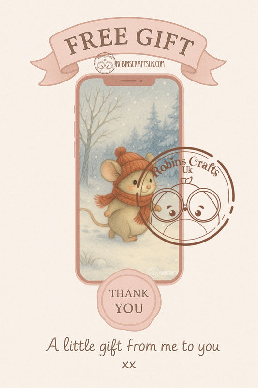 Snow mouse wallpaper  14-11-25 freebie Friday