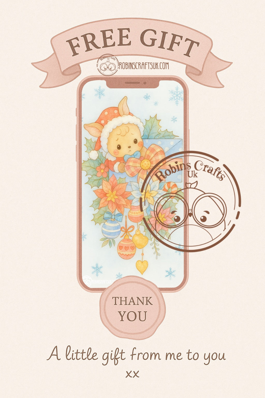 Winter gift wallpaper  21-11-25 freebie Friday