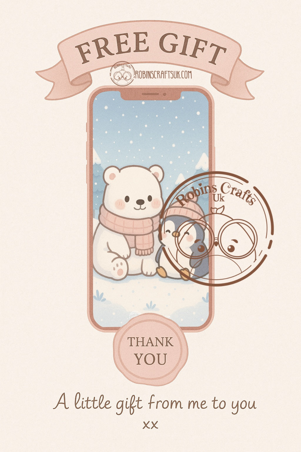 Winter cuddle wallpaper  05-12-25 freebie Friday