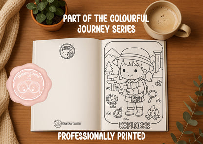 Cute at Work original Work-themed pages-Whimsical Cute style (Colourful journeys edition)